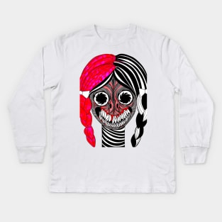 Trippy Wendy Kids Long Sleeve T-Shirt